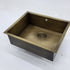 Olif Crudo 50 Patinated Brass kitchen sink, undermount or topmount