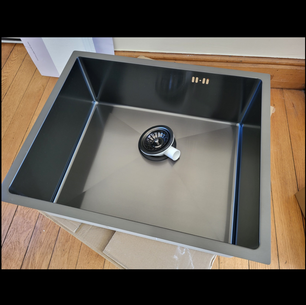 Quadron Anthony 60 Graphite, PVD Nano kitchen sink