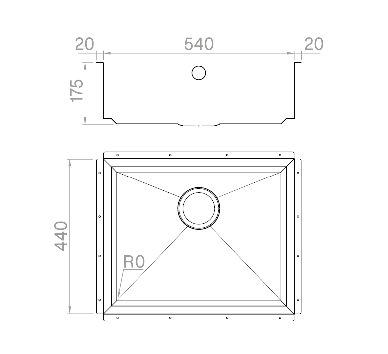 Artinox Shore 50 Cladded Kitchen Sink