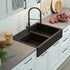 Quadron Bill 120 Black Patinated Brass, belfast granite sink