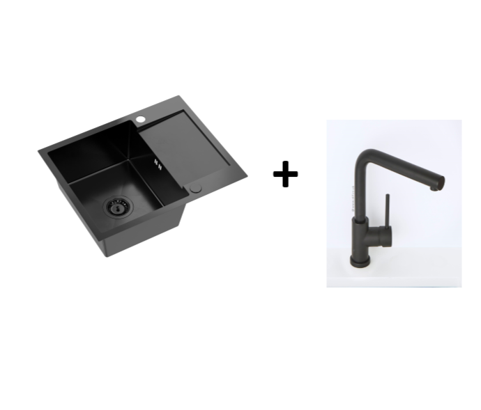 Quadron Luke 116 Black PVD Nano kitchen sink