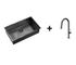 Quadron Anthony 80 Graphite, PVD Nano kitchen sink