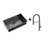 Quadron Anthony 80 Graphite, PVD Nano kitchen sink