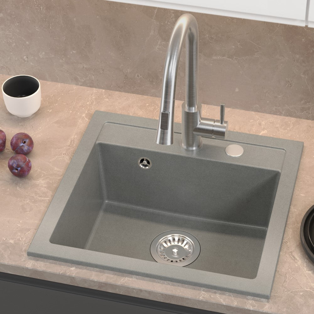 Quadron Johnny 110 Silver Stone sink