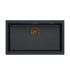 Quadron Logan 110 Black Patinated Brass, topmount or undermount sink