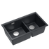 Quadron Logan 120 Black, topmount or undermount sink