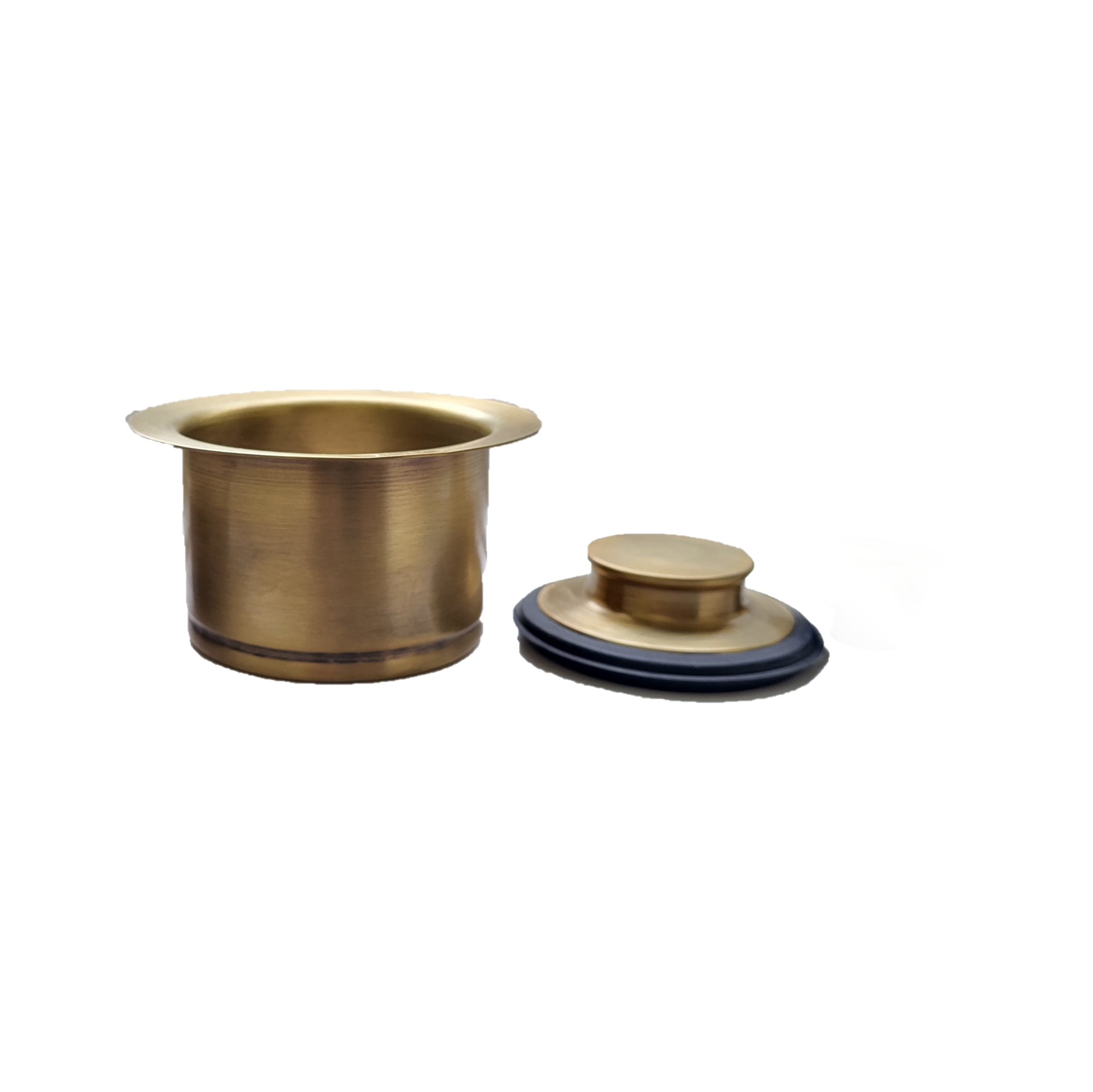 InSinkerator Flange, Stopper, Air-switch Matte Virgin brass