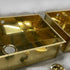 Olif Crudo 70 Virgin Brass kitchen sink, undermount or topmount