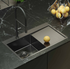 Quadron Russell 111 Graphite, PVD Nano kitchen sink