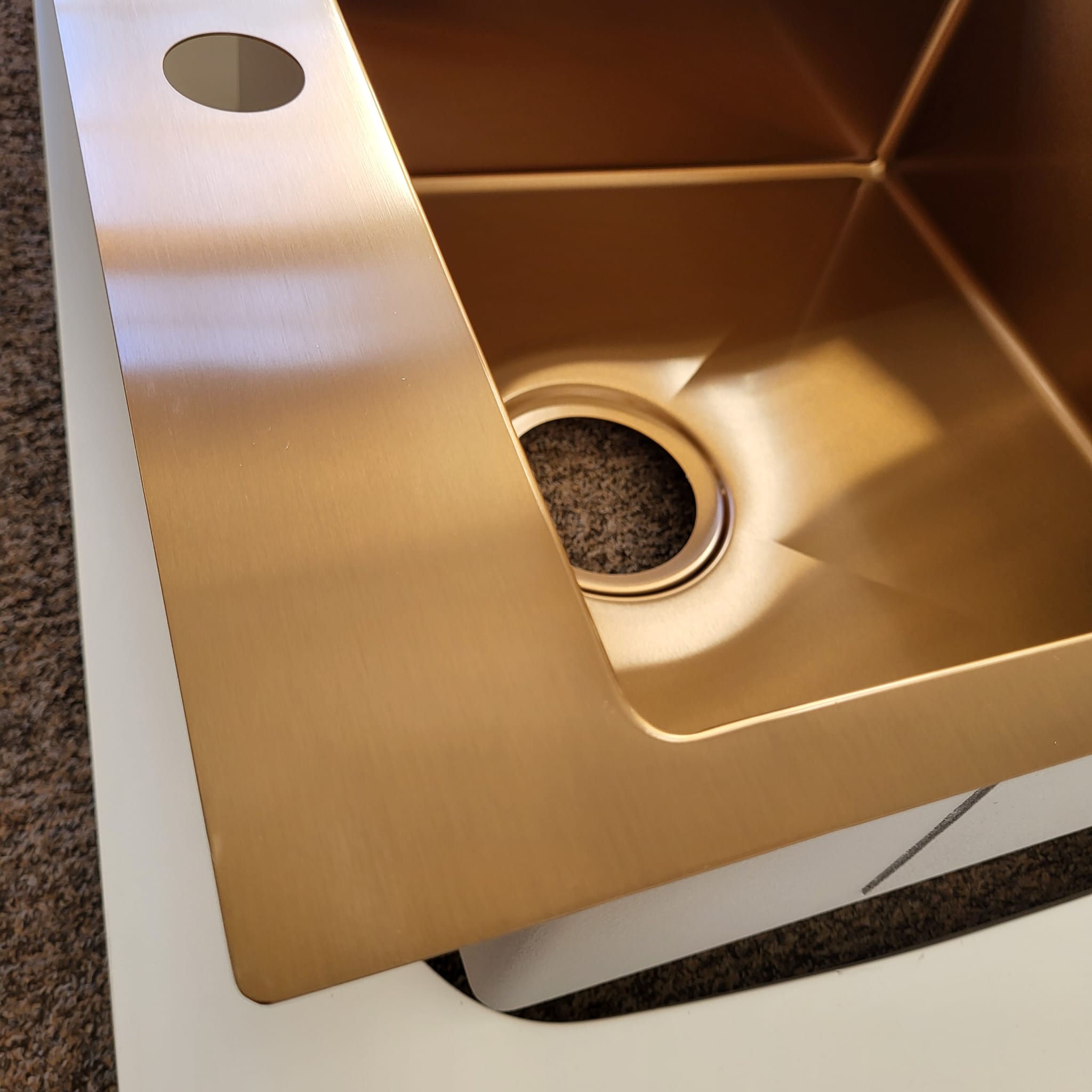 Quadron Russel 111 Copper, PVD Nano kitchen sink - FACTORY SECOND -DEC24